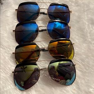 Stylish Square Sunglasses Bulk Set